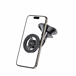 Tech-Protect N56 Magnetic MagSafe Car Hoidja jaoks Cockpit, Windshield Kinnitus - must