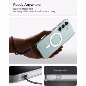 Spigen Ultra Hybrid Mag MagSafe ümbris mudelile Samsung Galaxy S26 FE, valge