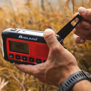Midland ER100 hädaabiraadio 2600 mAh akuga