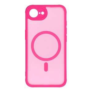 FULL MATTE MAG COVER Ümbris compatible with MagSafe jaoks IPHONE 16E (SE 4 2025) roosa