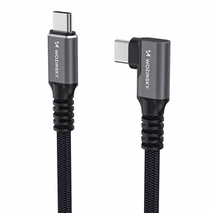 Wozinsky WPS1-UY41S USB-C Thunderbolt 4 240W Angled Kaabel 1.5m 4K - must