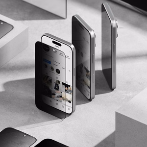 Ringke Easy Slide набор 2 шт. стекло приватности для iPhone 17 - черный