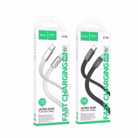 Lame Kaabel USB C to Lightning Hoco PD 30W 1 m X125 valge