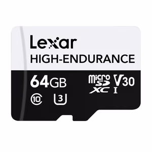 Карта памяти Lexar High-Endurance microSDHC/microSDXC объемом 64 ГБ