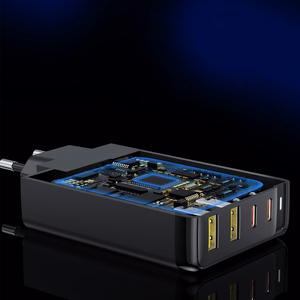 Choetech Laadija GaN 140W 4 ports (2x USB C, 2x USB) must (PD6005)