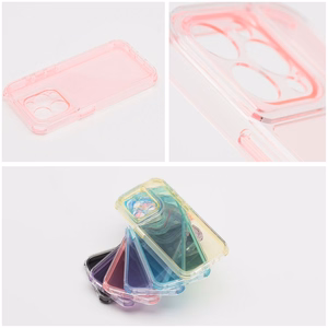 MATRIX CLEAR чехол для iPhone 15 пудрово-розовый