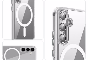 Clear Guard Mag Ümbris jaoks iPhone 12 6,1" läbipaistev