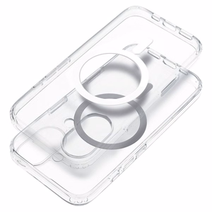 Clear Mag Cover Elite STR ümbris mudelile iPhone 17 Pro Max / 18 Pro Max, MagSafe'iga ühilduv, kolletumisvastasest materjalist ja Camera Controli nupuga – läbipaistev