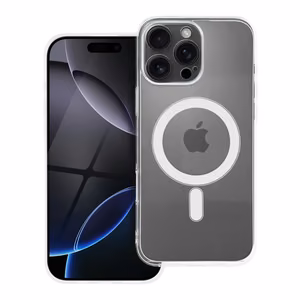 Чехол для iPhone 16 PRO MAX Clear Case 2 mm Mag Cover совместимый с MagSafe (защита камеры) прозрачный