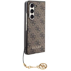 Guess чехол для Samsung Z Fold 5 GUHCZFD5GF4GBR (4G Charm) коричневый