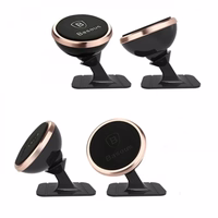 Autohoidja Baseus "Overseas Edition" hõbedane (magnetiline / kleepuv alus)