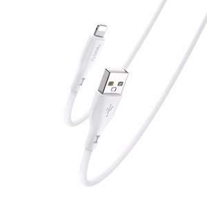 Yesido CA119 Silicone Cable 12W USB/Lightning 1m 2.4A white
