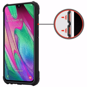 ARMOR Ümbris jaoks SAMSUNG A40 must