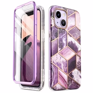 Supcase Cosmo iPhone 14 Plus Ümbris - roosa Marble