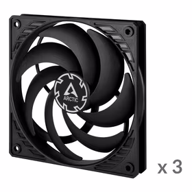 ARCTIC P12 Slim PWM PST Fans, 4-pin, 120mm, must, 3pcs