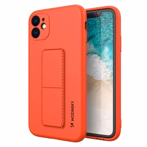 Wozinsky Kickstand Case silikoonist ümbris koos stendiga Samsung Galaxy A32 4G punane