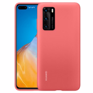Originaal Ümbris jaoks Huawei P40 - Silikoon Protective Ümbris (51993727) punane