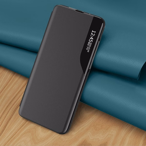 Eco Leather View Ümbris ümbris jaoks Samsung Galaxy A14 with a flip stand must
