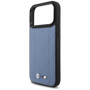BMW M Quilted Logo MagSafe Ümbris jaoks iPhone 17 Pro Max - Sinine