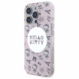 Hello Kitty IML All Over Paris Magsafe Ümbris jaoks iPhone 16 Pro Max - Roosa