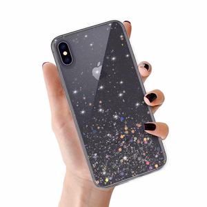Brilliant Läbipaistev Ümbris jaoks Iphone X/XS Läbipaistev