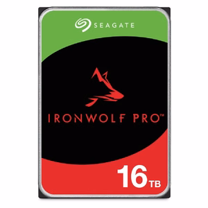 Seagate IronWolf Pro internal hard drive 16 TB 256 MB 3.5" Serial ATA III (ST16000NT001)