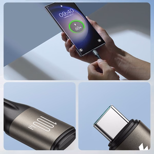 Joyroom Light-Speed ​​Series S-A25 USB-C / USB-C kaabel 100W 1.2m - must