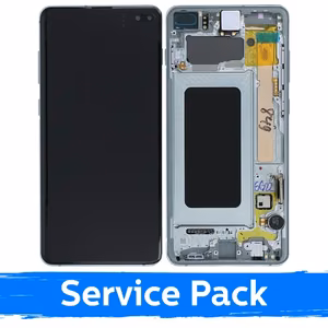 LCD ekraan ühilduv Samsung G975 S10 Plus-ga koos raamiga / Prism Green / (Service Pack)