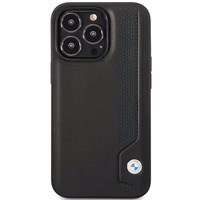 Ümbris BMW BMHCP14X22RBDK iPhone 14 Pro Max 6.7" must/must hardcase Leather sinine Dots