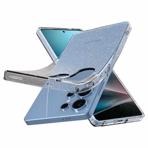 Spigen Liquid Crystal Ümbris jaoks Samsung Galaxy S25 Ultra - läbipaistev Glitter