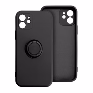SILICONE RING ümbris jaoks XIAOMI Redmi 14C must