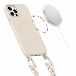 Tech-Protect MagNecklace MagSafe Ümbris jaoks iPhone 12 / 12 Pro - Beige