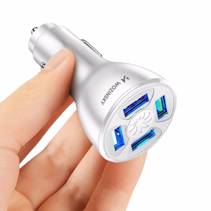 Wozinsky WCCAW 50W 4x USB-A QC car Laadija - valge