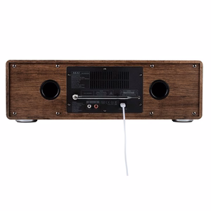 AKAI AM-100 RHAPSODY stereosüsteem, 30W RMS, Bluetooth 5.0, DAB+/FM, CD/USB, AUX, pruun/must
