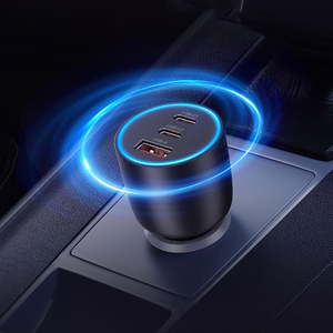 Orico PowerLink 165W USB-A + 2x USB-C autolaadija - must