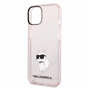 Karl Lagerfeld KLHCP14MHNCHTCP iPhone 14 Plus 6.7" roosa/roosa hardcase Ikonik Choupette