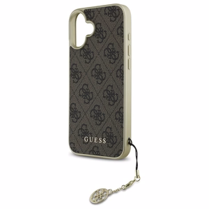Guess 4G Charms Collection ümbris jaoks iPhone 16 - brown