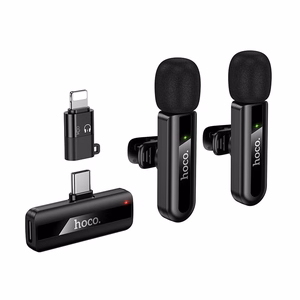 Wireless microphone set Hoco L20A USB-C/Lightning must