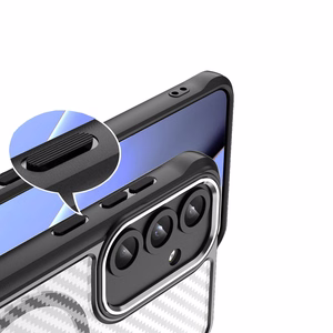 Чехол Defender Carbon Mag для Samsung Galaxy S26 Plus чёрный