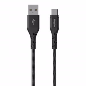 Energizer Ultimate C520CKBK USB-A–USB-C laadimis- ja andmekaabel, 2 m, must