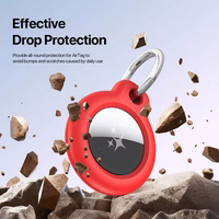 DUX DUCIS secure case mad of durable PC jaoks Apple AirTag (4Pack)