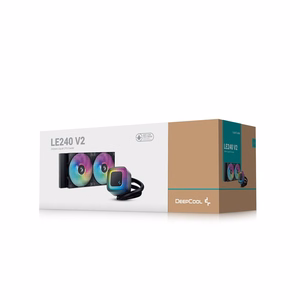 DeepCool LE240 V2 Processor All-in-one liquid cooler 12 cm Black