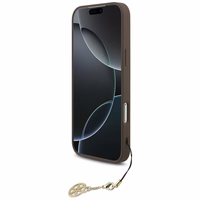 Guess 4G Charms Collection MagSafe ümbris jaoks iPhone 17 Pro Max - brown