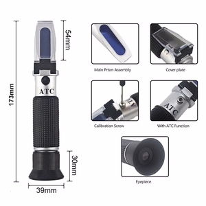 Handheld Refractometer, 0-32% Brix, ATC, Sugar Meter