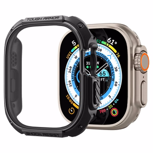 Spigen Tough Armor ümbris mudelile Apple Watch Ultra 49 mm, must