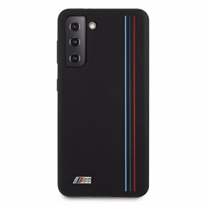 BMW Silicone Stripes M Collection ümbris Samsung Galaxy S21+, must