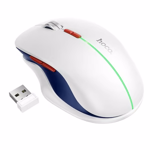 Juhtmevaba hiir Hoco GM40 RGB valge
