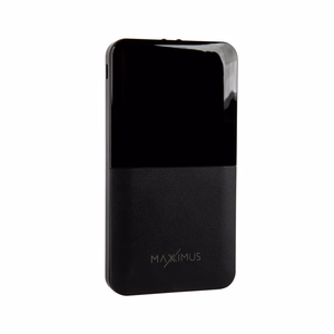 Akupank MX ROTH 10 000 mAh, 2xUSB, 10W Li-Po, must, + microUSB kaabel