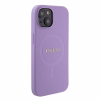 Guess GUHMP15SPSAHMCU iPhone 15 6.1" lilla/lilla hardcase Saffiano MagSafe