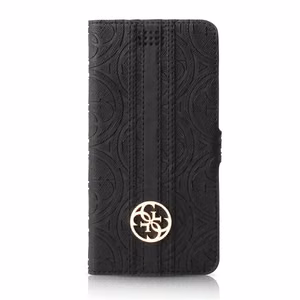 Guess Чехол-книжка 4G Heritage Universal L 4.6"–5.2" — чёрный